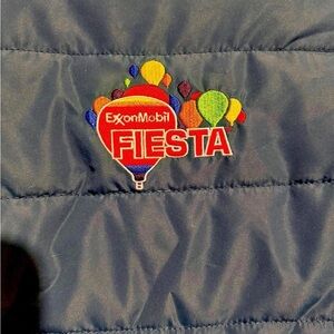 Balloon Fiesta Teal Quilted Sleeveless Puffer Vest